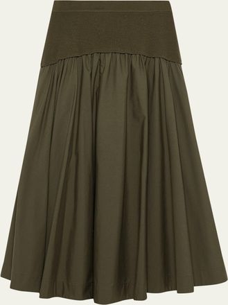 SIMKHAI Ovie Midi Skirt