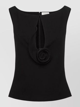 Magda Butrym floral embellished sleeveless top