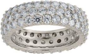 Sterling Forever Kate Cubic Zirconia Ring in Silver at Nordstrom, Size 7