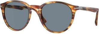 Persol Po 3152S Zonnebril - Heren - Zonnebrillen - Bruin - 52 MM - Accessoires