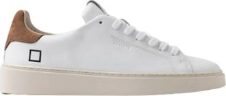 D.A.T.E. Leren sneakers voor stijlvolle looks - Heren - Sneakers - Wit - 42 EU - Schoenen