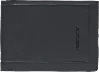 Piquadro logo-lettering wallet - Black