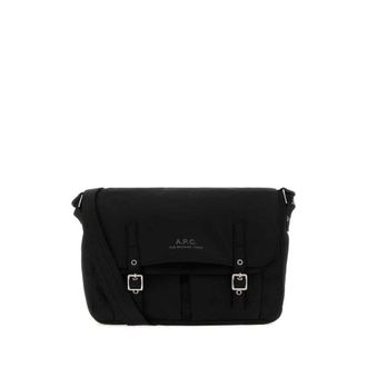 A.P.C. Messenger Archive Crossbody Bag Black