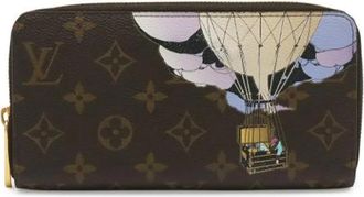 Louis Vuitton Pre-owned Monogram Long Wallet - Dames - Vintage Accessoires - Bruin - ONE Size - Vintage