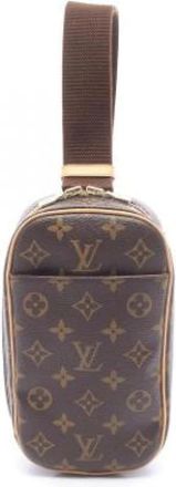 Louis Vuitton Pre-owned Vintage Canvas Fanny Pack - Dames - Vintage Schoudertas - Bruin - ONE Size - Leer - Vintage