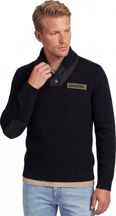 Aeronautica Aeronautica Militare trui zwart katoen
