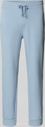 HUGO BOSS Relaxed Fit Sweatpants mit Eingrifftaschen Modell Dayote in Sky, Gr&ouml;&szlig;e XXL