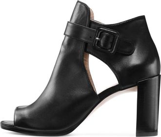 Generic Womens Open Toe Block Heel Sandals, Fashion Buckles Strappy High Heel Sandles, Sexy Comfortable Dress Shoes for Office Casual & Shopping Travel,Black,