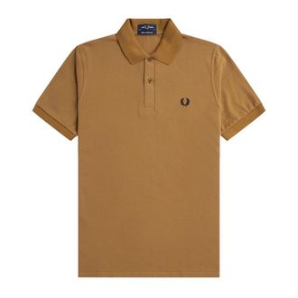 Fred Perry Hombre, Camisetas, Marrón, Talla: S
