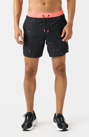 Legends Luka 7-Inch Lined Performance Shorts in Space Drip Sunrise at Nordstrom, Size Xx-Large