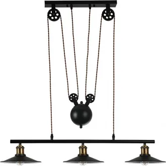 Fabrilamp Colgante Triguero 3xe27 Negro 88d - Negro