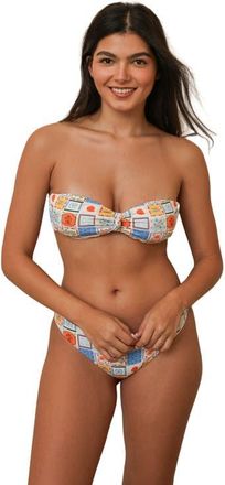 Dippin' Daisy's Swimwear Shay Bandeau Bikini Top in Solana at Nordstrom, Size X-Large