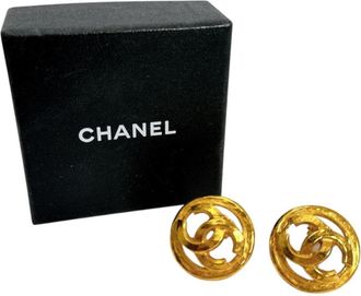 Chanel Metal Clip Earrings (Pre-Owned)