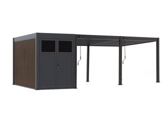 Kees Smit Cedrino Pergola 530x360x255cm incl. Berging 360x200cm