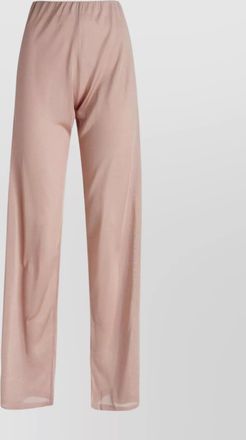 Maison Margiela sheer relaxed fit trousers with elastic waistband
