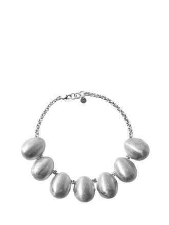 Jacquemus Silver Grape-Shaped Charm Necklace