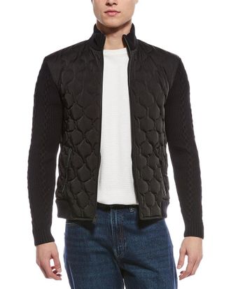 SIMKHAI Simkhai Dunn Quilted Wool-Blend Down Bomber Jacket