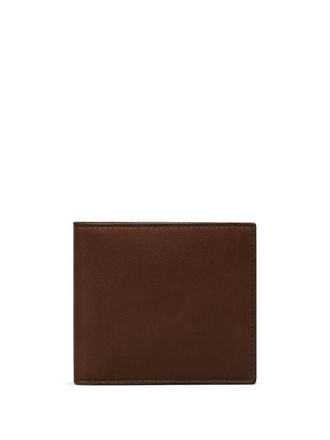 Thom Browne bi-fold leather wallet - men - Calf Leather - One Size