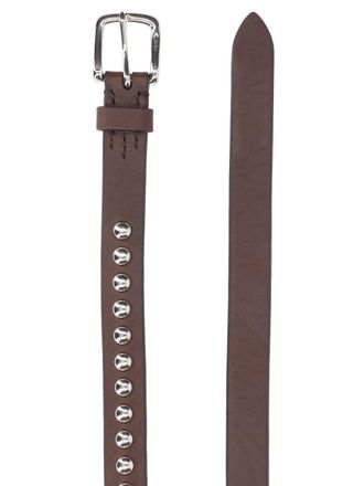 J & M Davidson Mens Belts Brown Pelle