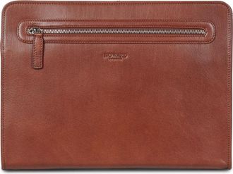 Howard London Laptop Sleeve Kieran - Heren - Laptoptassen - Bruin - ONE Size - Leer - Tassen