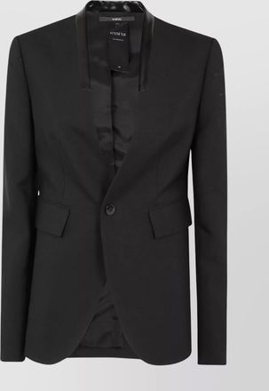 SAPIO mohair tux single brested blazer