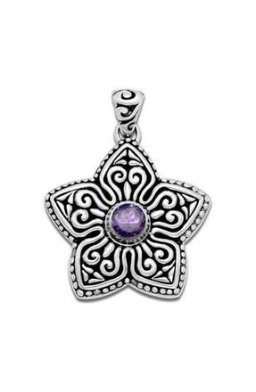 Samuel B. Flower Pendant in Purple at Nordstrom Rack