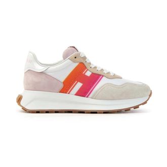 Hogan Fashion Sneaker H641 - Dames - Sneakers - Beige - 37 EU - Nylon - Schoenen
