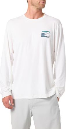 O'Neill Dawn Long Sleeve Performance Graphic T-Shirt in White at Nordstrom, Size Xx-Large