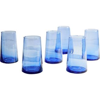 Verve Culture Moroccan Cone Glass Large in Blue at Nordstrom