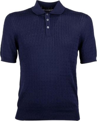 Tagliatore Polo - Heren - Polos - Blauw - 3XL - Tops