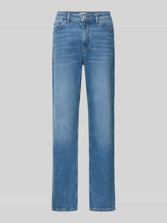 Jake*s Casual Straight Fit Jeans aus Baumwoll-Mix in Jeansblau, Gr&ouml;&szlig;e 34