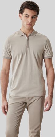Robert Barakett Whistler Short Sleeve Covered Placket Polo