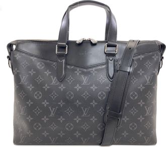 Louis Vuitton Black Monogram Eclipse Briefcase (Pre-Owned)