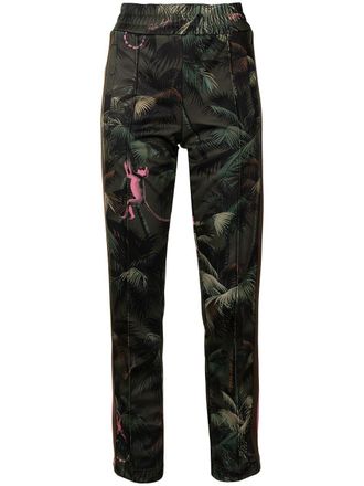 Palm Angels Pantaloni sportivi con stampa - Verde