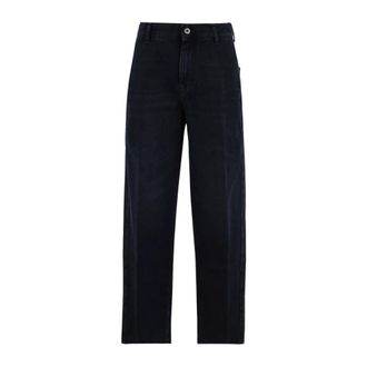 SOLOTRE Jeans a taglio vivo a forma di uovo - - Jeans - Donna - Blu - L