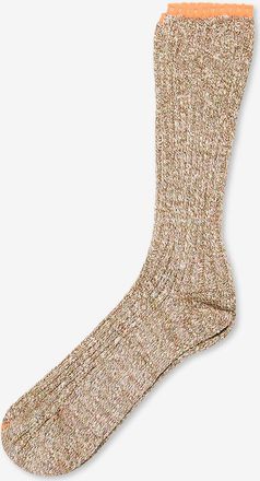 Royalties Paris Melierte Rippstricksocken aus Baumwolle Tobias