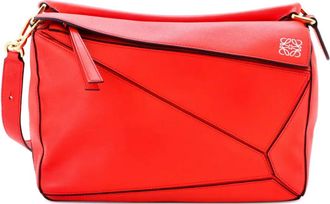 Loewe Puzzle Bag Leather Medium shoulder bag - Rood