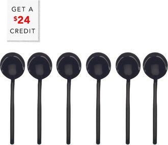 Mepra Espresso Spoon 6Pc Set With $24 Credit