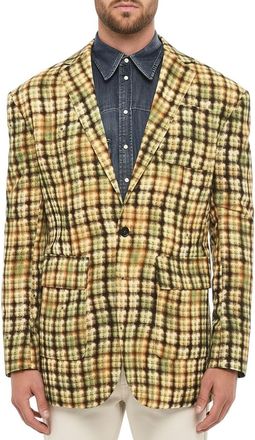 Dsquared2 Yellow Notched Lapel Jacket