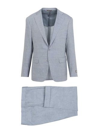 Canali Linen And Wool Suit