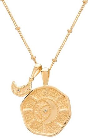 Murkani Eternal Harmony Pendant Necklace in Yellow Gold at Nordstrom