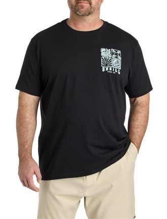O'Neill Big & Tall Etching Vintage T-Shirt in Black at Nordstrom, Size 4X Big