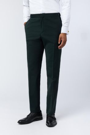 Ted Baker Mens Porteus Slim Fit Tuxedo Trouser - Green - Size 29 Long