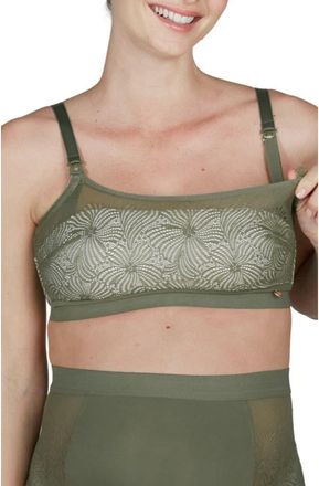 Cache Coeur Dahlia underwired maternity and nursing bra in Khaki at Nordstrom, Size Xx-Large