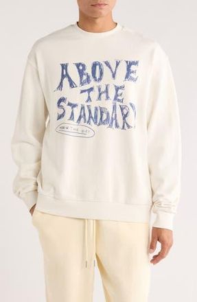 Honor The Gift Above the Standard Graphic Sweatshirt in White at Nordstrom Rack, Size Xxx-Large