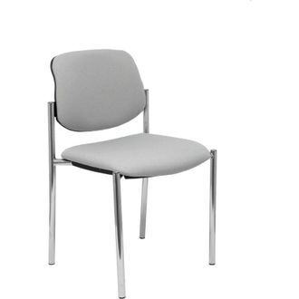 Piqueras y Crespo Silla Fija Styl Bali Gris Chasis Cromo