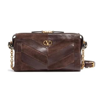 Valentino Dames, Tassen, Bruin, Maat: ONE Size Leer
