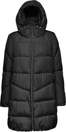 Geox Damiana Parka - Dames - Parka Jassen - Zwart - S - Katoen - Jassen