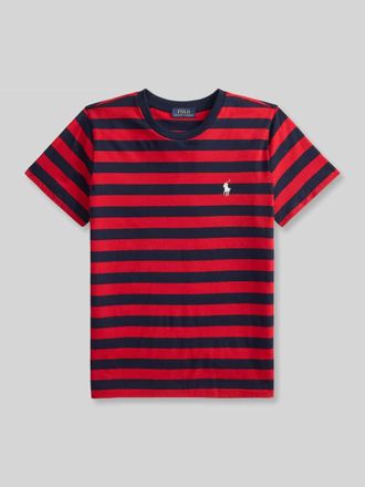 Polo Ralph Lauren Regular Fit T-Shirt aus reiner Baumwolle in Rot, Gr&ouml;&szlig;e XXL