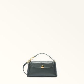 Furla Sfera Soft Mini Bag Deep Green Nappa Leather Woman